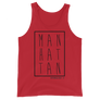 MAN HAT TAN - Unisex Tank Top
