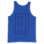MAN HAT TAN - Unisex Tank Top