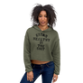 Estar healthy is the Shit - Crop Hoodie