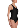 straight rose - One-Piece Swimsuit