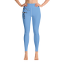 MAKE AMOR NOT WAR - Yoga Leggings baby blue