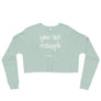 You are enough - Crop Sweatshirt