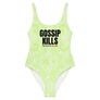 GOSSIP KILLS - green tie dye One-Piece Swimsuit