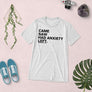 CAME, SAW , ANXIETY, LEFT - Short sleeve t-shirt