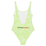 GOSSIP KILLS - green tie dye One-Piece Swimsuit
