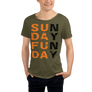 SUNDAY FUNDAY - Men's Raw Neck Tee