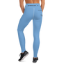 MAKE AMOR NOT WAR - Yoga Leggings baby blue