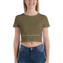 No panic, just Nirvanic - Women’s Crop Tee