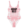 GOSSIP KILLS - Pink Tie Dye One-Piece Swimsuit