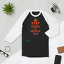 KEEP COOL AND MAZALTOV - 3/4 sleeve raglan shirt