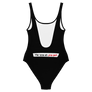 GOSSIP KILLS - Black One-Piece Swimsuit