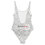 Gossip Kills - Morrocan Tiles - Grey -One-Piece Swimsuit