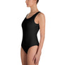 straight rose - One-Piece Swimsuit