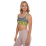 wayuu neon amarillo top -Padded Sports Bra