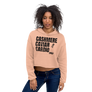 Cashmere Caviar & Cardio - Crop Hoodie