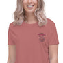 straight for the rose - Crop Tee