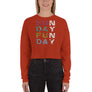 SUNDAY FUNDAY - Crop Sweatshirt