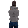 Life is like riding a bicycle - Crop Hoodie