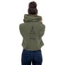 Life is like riding a bicycle - Crop Hoodie