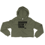 Cashmere Caviar & Cardio - Crop Hoodie
