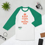 KEEP COOL AND MAZALTOV - 3/4 sleeve raglan shirt