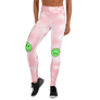 CL HAPPY FACE - Pink Tie Dye Yoga Leggings