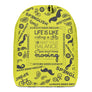 LIFE IS LIKE RIDING A BICYCLE - Minimalist Backpack