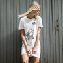 TIERRA BOMBA BAJA SUR 2021- Organic cotton t-shirt dress