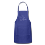 chef amin - Adjustable Apron - royal blue