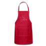 chef amin - Adjustable Apron - red