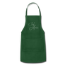 chef amin - Adjustable Apron - forest green