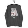 Frijoles sababa פְרִיחוׁלֶס סבָָבָָה -  Unisex Long Sleeve Tee