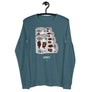 Frijoles sababa פְרִיחוׁלֶס סבָָבָָה -  Unisex Long Sleeve Tee