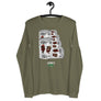 Frijoles sababa פְרִיחוׁלֶס סבָָבָָה -  Unisex Long Sleeve Tee