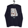 Frijoles sababa פְרִיחוׁלֶס סבָָבָָה -  Unisex Long Sleeve Tee