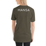 mansa back  - Short-Sleeve Unisex T-Shirt