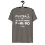 Football is my favorite F- Word -Short sleeve t-shirt