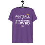 Football is my favorite F- Word -Short sleeve t-shirt