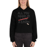All you need is love / a drink - Crop Hoodie