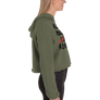 All you need is love / a drink - Crop Hoodie