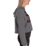 All you need is love / a drink - Crop Hoodie