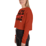 All you need is love/ a drink - Crop Sweatshirt