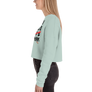 All you need is love/ a drink - Crop Sweatshirt