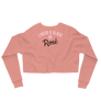 I NEED A GLASS OF ROSE - Crop Sweatshirt