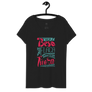 POR UN BESO DE LA FLACA - Women’s recycled v-neck t-shirt