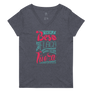 POR UN BESO DE LA FLACA - Women’s recycled v-neck t-shirt