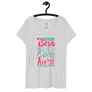 POR UN BESO DE LA FLACA - Women’s recycled v-neck t-shirt