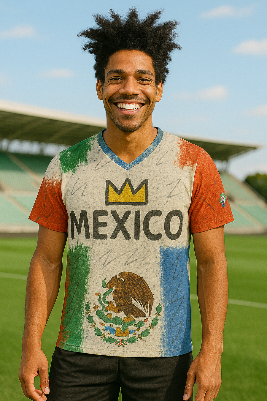 USA MEX KING SAMO EDITION  America - Recycled unisex sports jersey