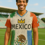 World Cup Art Mundial - USAMEX King Samo Style -  America - Recycled unisex sports jersey