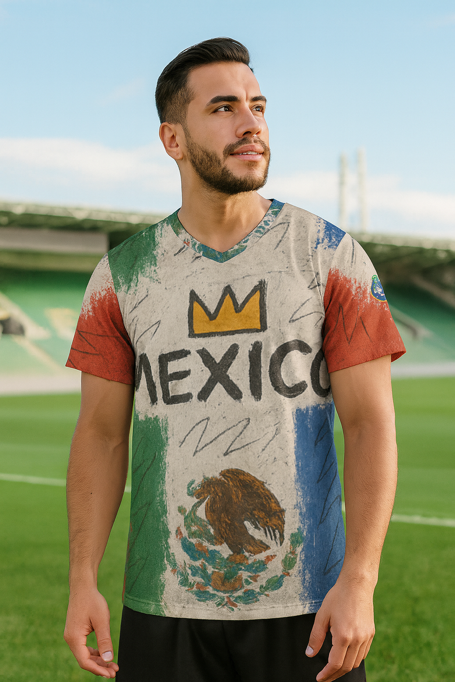 USA MEX KING SAMO EDITION  America - Recycled unisex sports jersey